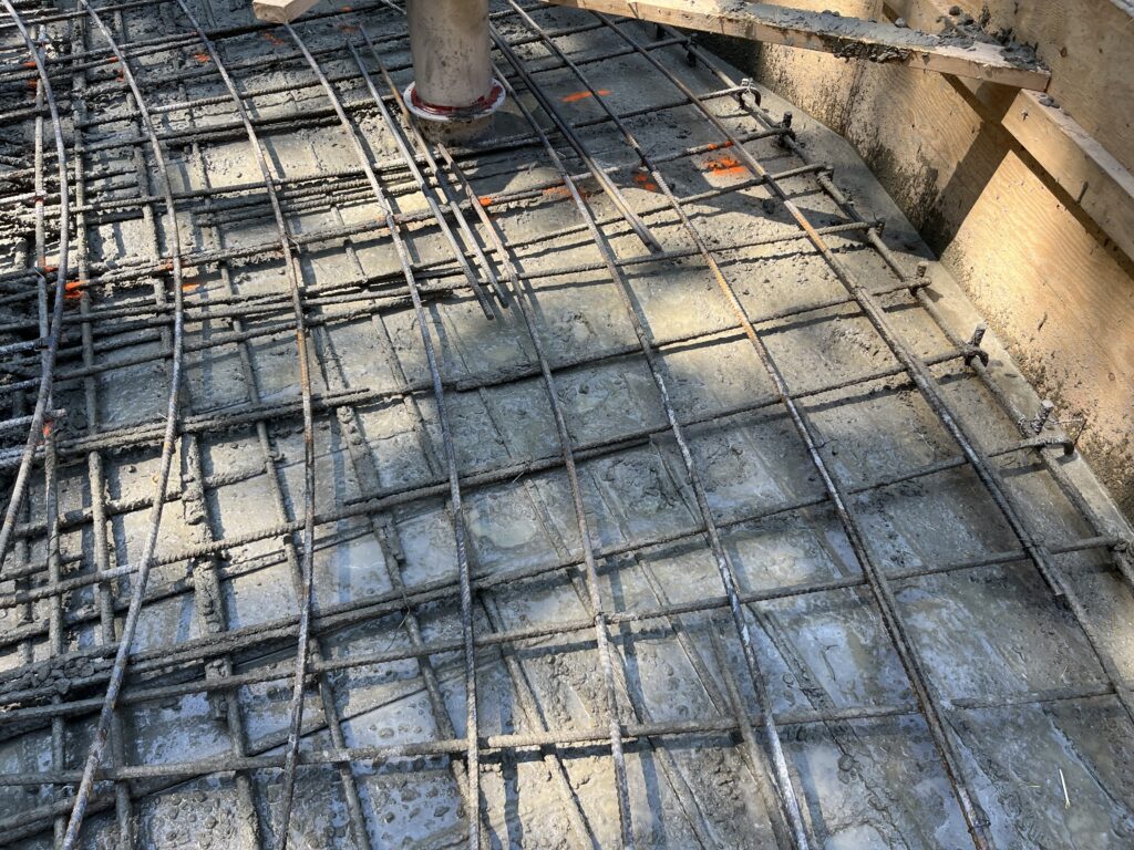 Bowen Island Water System Infrastructure Project - Foundation rebar